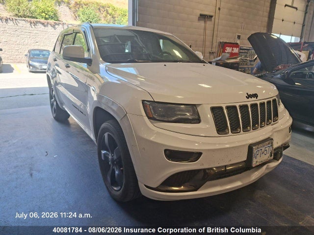 40081784 :رقم المزاد ، 1C4RJFCT7FC203651 vin ، 2015 Jeep Grand Cherokee Overland مزاد بيع