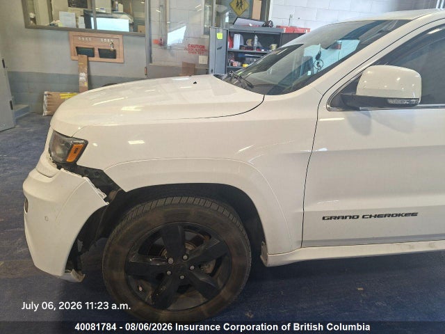 40081784 :رقم المزاد ، 1C4RJFCT7FC203651 vin ، 2015 Jeep Grand Cherokee Overland مزاد بيع