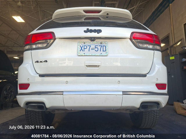 40081784 :رقم المزاد ، 1C4RJFCT7FC203651 vin ، 2015 Jeep Grand Cherokee Overland مزاد بيع