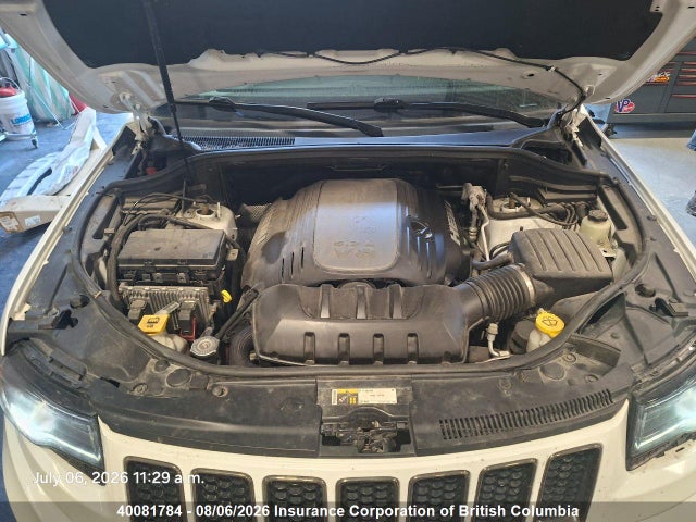 40081784 :رقم المزاد ، 1C4RJFCT7FC203651 vin ، 2015 Jeep Grand Cherokee Overland مزاد بيع