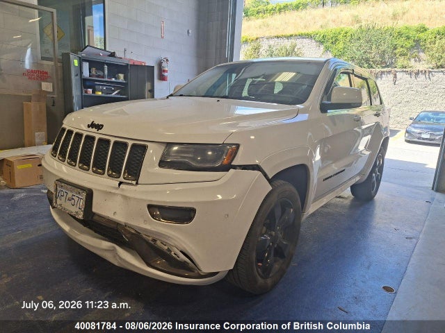 40081784 :رقم المزاد ، 1C4RJFCT7FC203651 vin ، 2015 Jeep Grand Cherokee Overland مزاد بيع