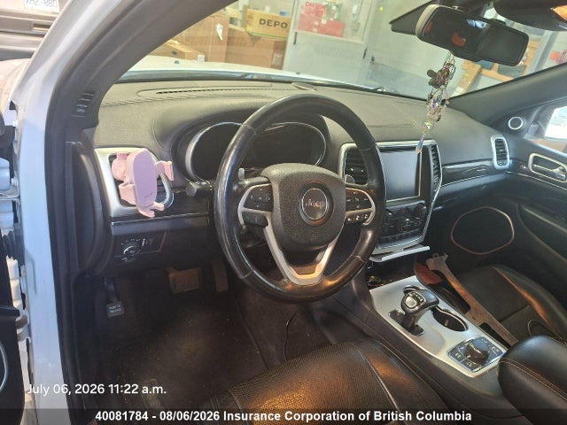 40081784 :رقم المزاد ، 1C4RJFCT7FC203651 vin ، 2015 Jeep Grand Cherokee Overland مزاد بيع