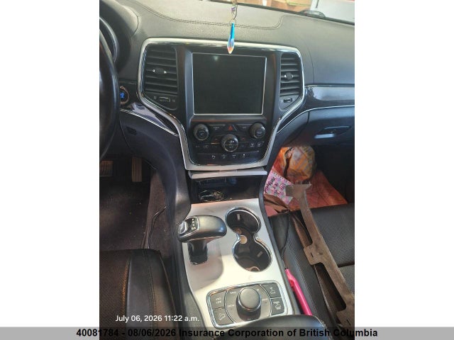 40081784 :رقم المزاد ، 1C4RJFCT7FC203651 vin ، 2015 Jeep Grand Cherokee Overland مزاد بيع