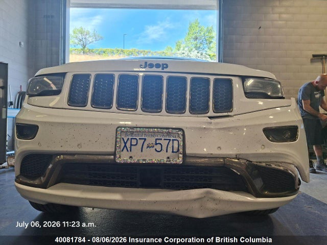 40081784 :رقم المزاد ، 1C4RJFCT7FC203651 vin ، 2015 Jeep Grand Cherokee Overland مزاد بيع