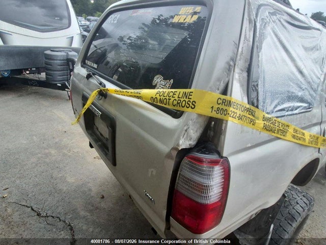 Aukcja sprzedaży 1996 Toyota 4runner Sr5, vin: JT3HN86R3T0001127, numer aukcji: 40081786
