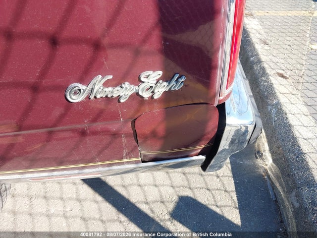 40081792 :رقم المزاد ، 1G3CW5132H4308244 vin ، 1987 Oldsmobile 98 Regency Brougham مزاد بيع