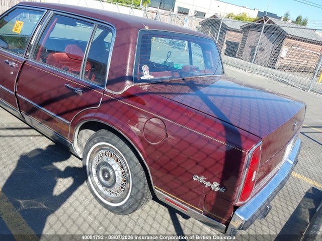 40081792 :رقم المزاد ، 1G3CW5132H4308244 vin ، 1987 Oldsmobile 98 Regency Brougham مزاد بيع