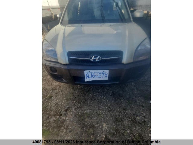 2006 Hyundai Tucson Gl მანქანა იყიდება აუქციონზე, vin: KM8JM12D06U275587, აუქციონის ნომერი: 40081793