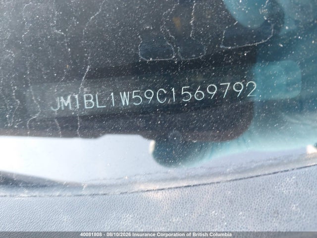 Aukcja sprzedaży 2012 Mazda 3 S, vin: JM1BL1W59C1569792, numer aukcji: 40081808