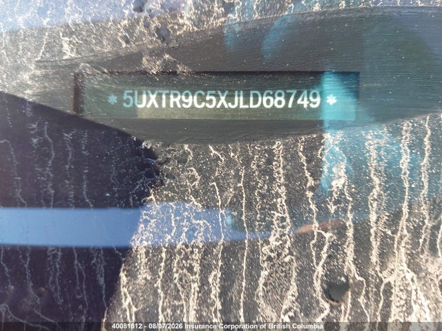 BMW X3 2018 5UXTR9C5XJLD68749 Image 20