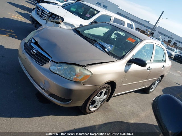 40077817 :رقم المزاد ، 2T1BR32E66C687931 vin ، 2006 Toyota Corolla Ce/le/s مزاد بيع
