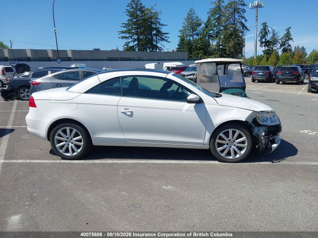 2011 Volkswagen Eos Komfort მანქანა იყიდება აუქციონზე, vin: WVWBD7AHXBV005285, აუქციონის ნომერი: 40075606
