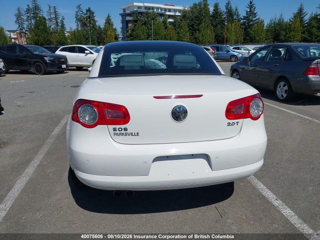 2011 Volkswagen Eos Komfort მანქანა იყიდება აუქციონზე, vin: WVWBD7AHXBV005285, აუქციონის ნომერი: 40075606