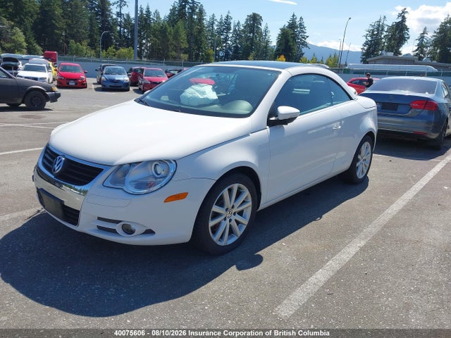 2011 Volkswagen Eos Komfort მანქანა იყიდება აუქციონზე, vin: WVWBD7AHXBV005285, აუქციონის ნომერი: 40075606
