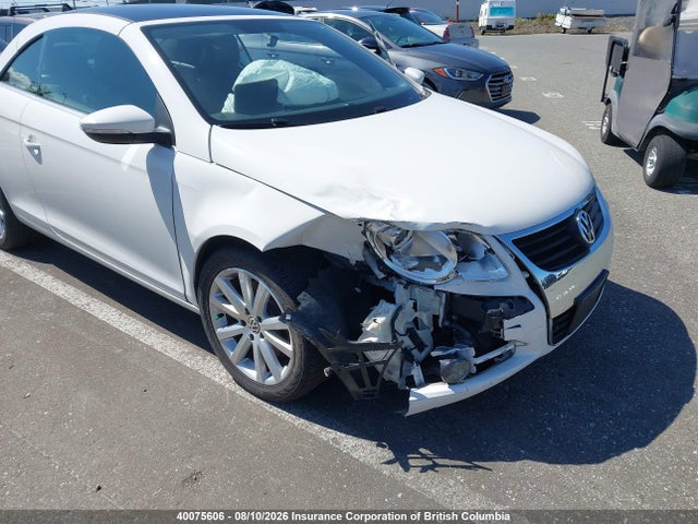 2011 Volkswagen Eos Komfort მანქანა იყიდება აუქციონზე, vin: WVWBD7AHXBV005285, აუქციონის ნომერი: 40075606