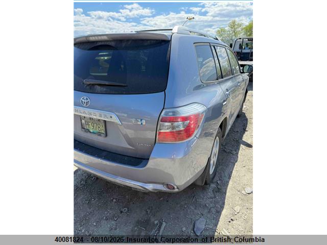 2009 Toyota Highlander Hybrid Limited მანქანა იყიდება აუქციონზე, vin: JTEEW44A292033674, აუქციონის ნომერი: 40081824