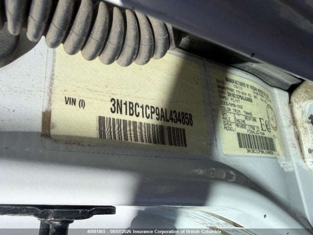 Продаж на аукціоні авто 2010 Nissan Versa, vin: 3N1BC1CP9AL434858, номер лоту: 40081865