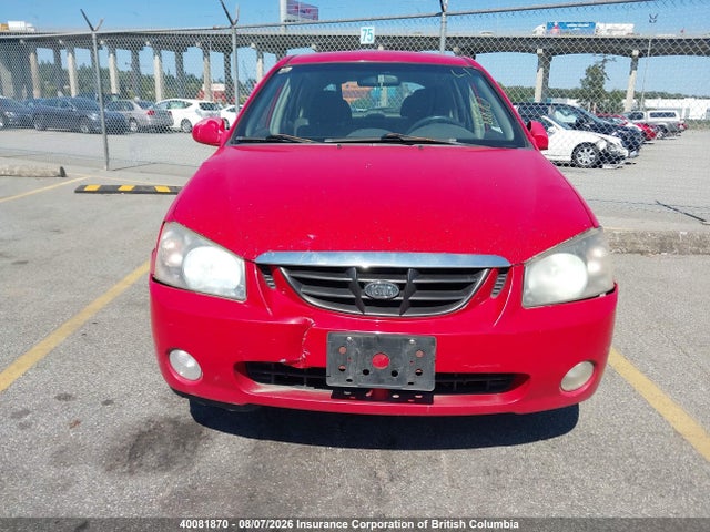 40081870 :رقم المزاد ، KNAFE161255107656 vin ، 2005 Kia Spectra5 مزاد بيع