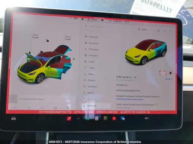 Tesla Model Y 2021 5YJYGDED4MF110770 Image 7