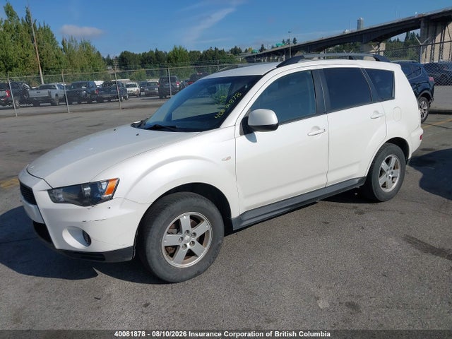 40081878 :رقم المزاد ، JA4AT2AW5DU603058 vin ، 2013 Mitsubishi Outlander Es مزاد بيع