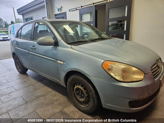 Продаж на аукціоні авто 2007 Hyundai Accent Gls, vin: KMHCN45C67U125589, номер лоту: 40081890