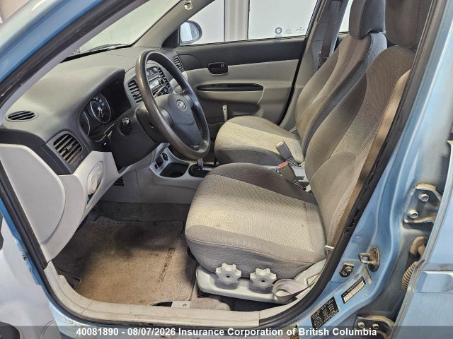 Aukcja sprzedaży 2007 Hyundai Accent Gls, vin: KMHCN45C67U125589, numer aukcji: 40081890
