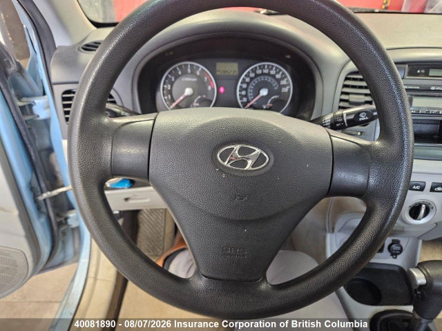 Aukcja sprzedaży 2007 Hyundai Accent Gls, vin: KMHCN45C67U125589, numer aukcji: 40081890