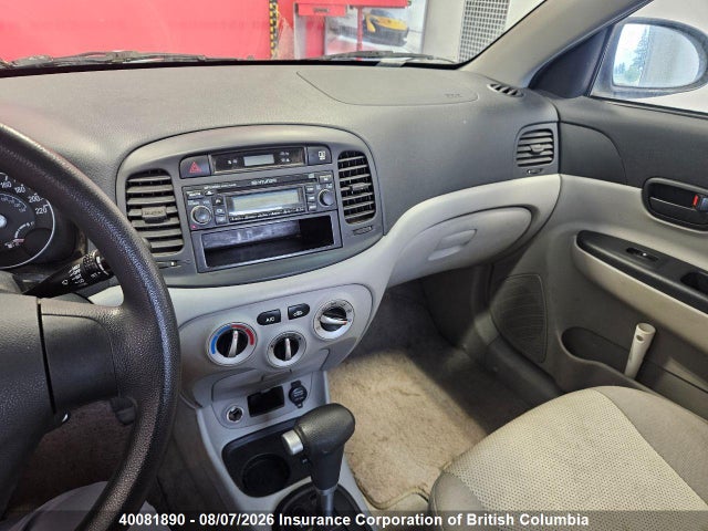 Aukcja sprzedaży 2007 Hyundai Accent Gls, vin: KMHCN45C67U125589, numer aukcji: 40081890