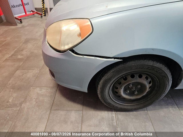 Aukcja sprzedaży 2007 Hyundai Accent Gls, vin: KMHCN45C67U125589, numer aukcji: 40081890
