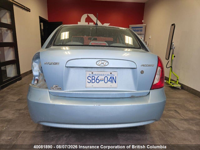 Aukcja sprzedaży 2007 Hyundai Accent Gls, vin: KMHCN45C67U125589, numer aukcji: 40081890