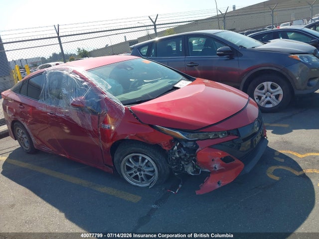 40077799 :رقم المزاد ، JTDKARFP9J3089775 vin ، 2018 Toyota Prius Prime Upgrade مزاد بيع
