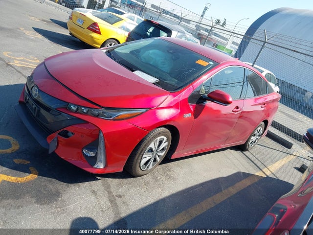 Продажа на аукционе авто 2018 Toyota Prius Prime Upgrade, vin: JTDKARFP9J3089775, номер лота: 40077799