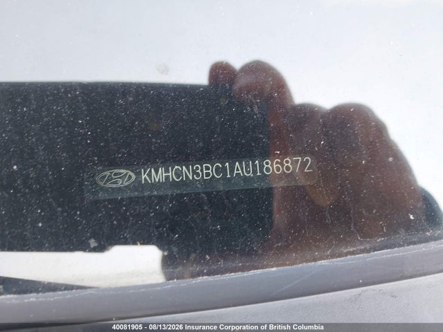 2010 Hyundai Accent Se მანქანა იყიდება აუქციონზე, vin: KMHCN3BC1AU186872, აუქციონის ნომერი: 40081905