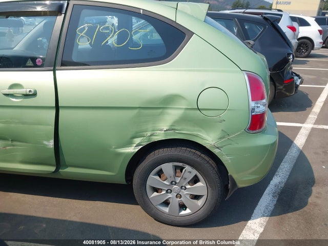 2010 Hyundai Accent Se მანქანა იყიდება აუქციონზე, vin: KMHCN3BC1AU186872, აუქციონის ნომერი: 40081905
