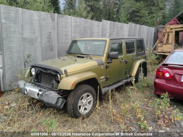 Продажа на аукционе авто 2008 Jeep Wrangler Unlimited Sahara, vin: 1J4GA59188L633712, номер лота: 40081906