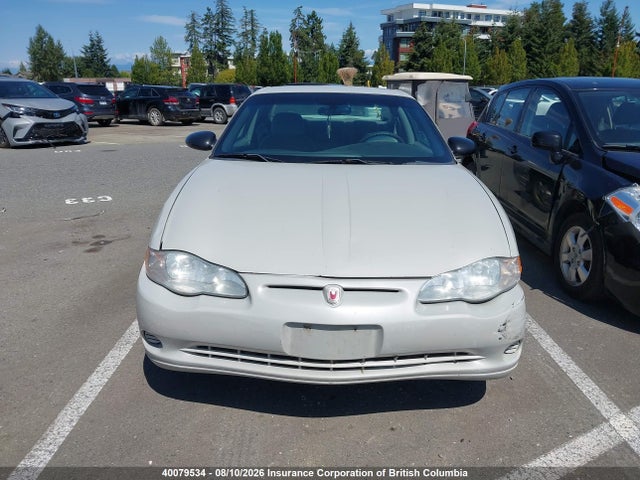 Продаж на аукціоні авто 2004 Chevrolet Monte Carlo Ls, vin: 2G1WW12E349388126, номер лоту: 40079534
