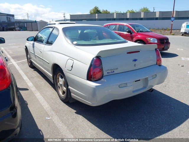 Продаж на аукціоні авто 2004 Chevrolet Monte Carlo Ls, vin: 2G1WW12E349388126, номер лоту: 40079534