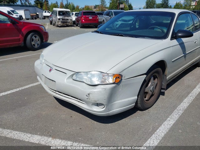 Продаж на аукціоні авто 2004 Chevrolet Monte Carlo Ls, vin: 2G1WW12E349388126, номер лоту: 40079534