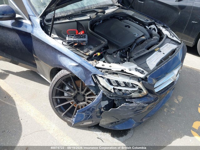40075723 :رقم المزاد ، 55SWF8EB1KU322036 vin ، 2019 Mercedes-benz C 300 4matic مزاد بيع