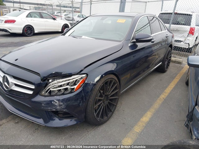 40075723 :رقم المزاد ، 55SWF8EB1KU322036 vin ، 2019 Mercedes-benz C 300 4matic مزاد بيع