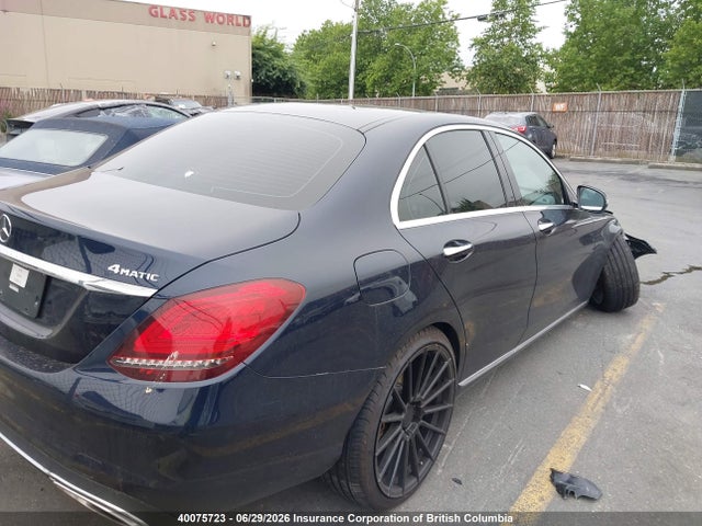 40075723 :رقم المزاد ، 55SWF8EB1KU322036 vin ، 2019 Mercedes-benz C 300 4matic مزاد بيع