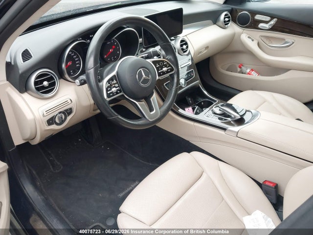 40075723 :رقم المزاد ، 55SWF8EB1KU322036 vin ، 2019 Mercedes-benz C 300 4matic مزاد بيع