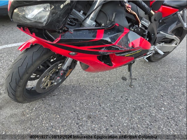 Auction sale of the 2006 Honda Cbr1000 Rr, vin: JH2SC57276M200483, lot number: 40081927