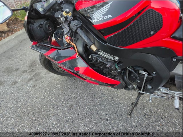 Auction sale of the 2006 Honda Cbr1000 Rr, vin: JH2SC57276M200483, lot number: 40081927