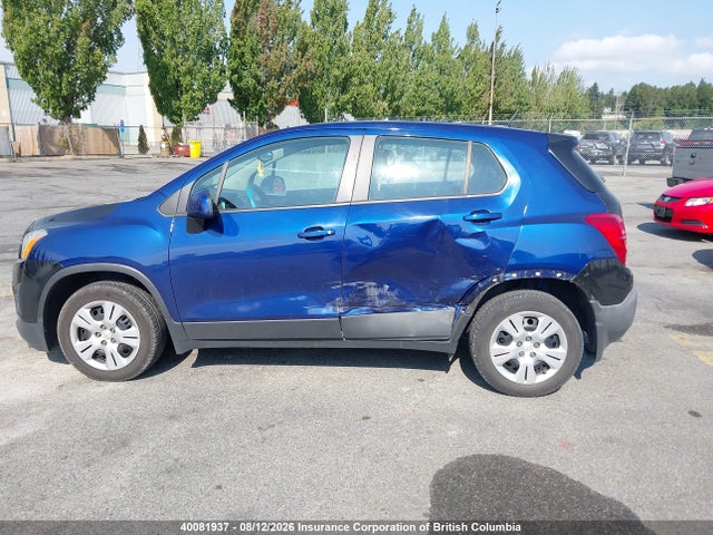 Auction sale of the 2014 Chevrolet Trax, vin: 3GNCJKEB0EL157769, lot number: 40081937