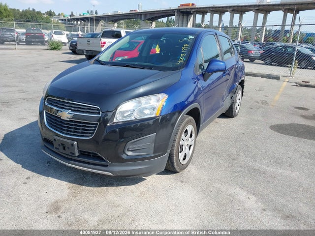 Aukcja sprzedaży 2014 Chevrolet Trax, vin: 3GNCJKEB0EL157769, numer aukcji: 40081937