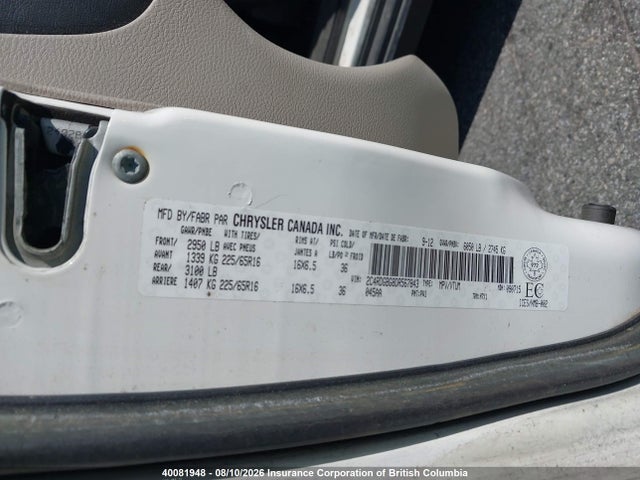 Auction sale of the 2013 Dodge Grand Caravan Se, vin: 2C4RDGBG8DR567843, lot number: 40081948