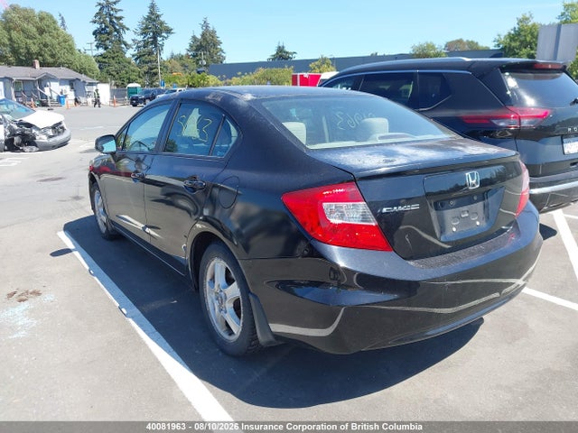 40081963 :رقم المزاد ، 2HGFB2F54CH038853 vin ، 2012 Honda Civic مزاد بيع