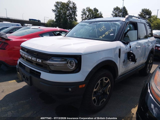 2021 Ford Bronco Sport Outer Banks მანქანა იყიდება აუქციონზე, vin: 3FMCR9C66MRB18529, აუქციონის ნომერი: 40077543