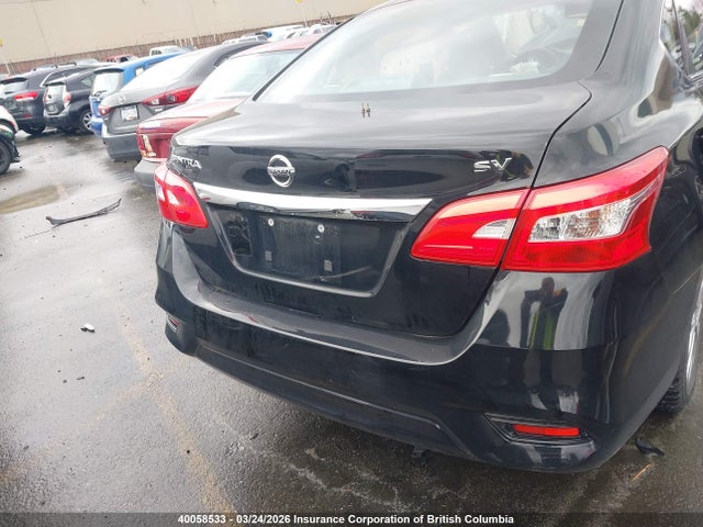 2017 Nissan Sentra 1.8 S/1.8 Sl/1.8 Sv მანქანა იყიდება აუქციონზე, vin: 3N1AB7AP8HL682744, აუქციონის ნომერი: 40058533